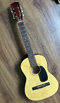 NorMa FG-5 3/4 Size Acoustic Guitar Awesome Vintage Rare Parlor Guitar W Case • $130