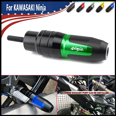 For KAWASAKI Ninja 250 300 400 650 Frame Slider Crash Exhaust Sliders Protector • $26.03