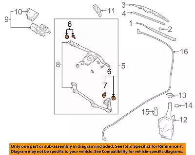 Pontiac GM OEM 04-05 Sunfire Wiper Washer-Windshield-Module Mount Kit 22712506 • $20.17