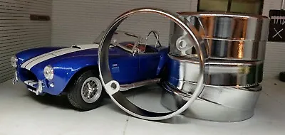 AC Shelby DAX Cobra Replica Kit Car Light Chrome Brass Rim Trim Set Retro X6 • $103.19