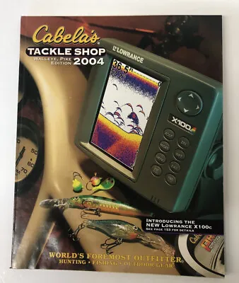 2004 Cabela's Fishing Lure Catalog Bandit Lure Color Chart Old Fishing Tackle • $25.59