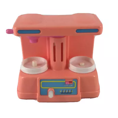 $10.99 • Buy Vintage 1992 Mattel Barbie Magic Moves Wind Up Coffee Maker Tested! Works! 