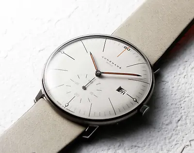 Junghans Max Bill Edition 60 Mega Kleine Small Second 058/4100.02 Sapphire  NEW  • $995