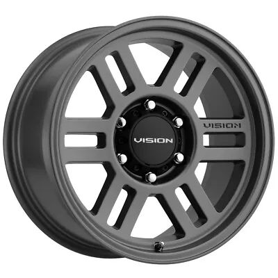 Vision 355 Manx 2 Overland 17x9 6x5.5  +18mm Gunmetal Wheel Rim 17  Inch • $172.99