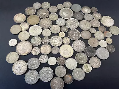 £127 • Buy FOREIGN SILVER Coins Mixed  458g  LOT:1106-337