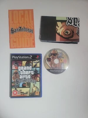 £5.99 • Buy Grand Theft Auto Gta San Andreas Ps2 - Disc & Manual & Map