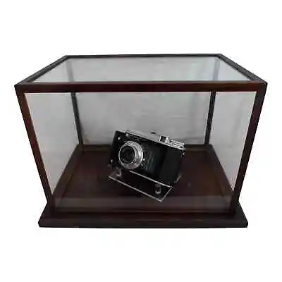 Vintage Voigtlander Perkeo I Folding Camera - Wood & Acrylic Display Case • $300