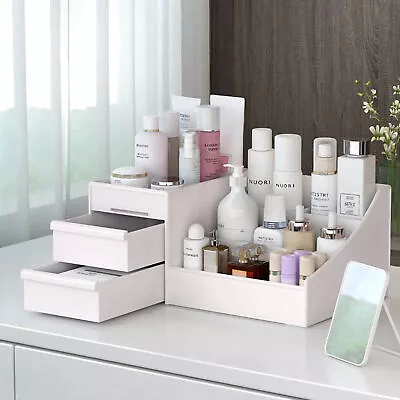 Makeup Organizer For Vanity Cosmetic Caddy Storage Box With Drawers • $17.43