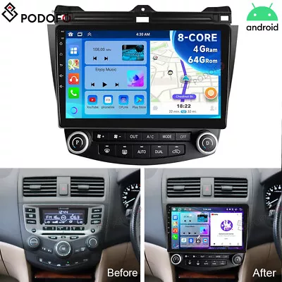 For Honda Accord 2003-2007 Android 13 Carplay Stereo Radio GPS Head Unit 4+64GB • $269.99