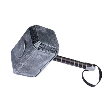 Marvel Mjolnir Cosplay Props PU Foam Thor Hammer Toy Cosplay Roleplay Con Safe • £31.99