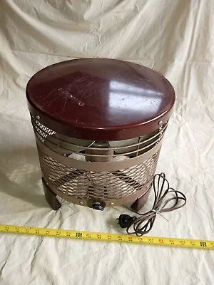 VINTAGE 1960s WARDS Fan Ottoman Foot Stool Floor Fan 2-Speed WORKS GREAT. • $149.99