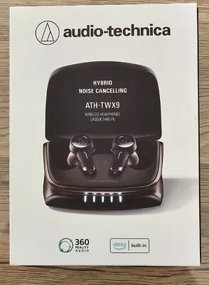 Unwanted Gift Audio Technica ATH-TWX9 Noise-Canceling Earphones Wireless Au Sell • $399