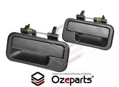 REAR Pair LH+RH OUTER Door Handle Black For Holden Rodeo TF TFR 1988~2003 • $34.76