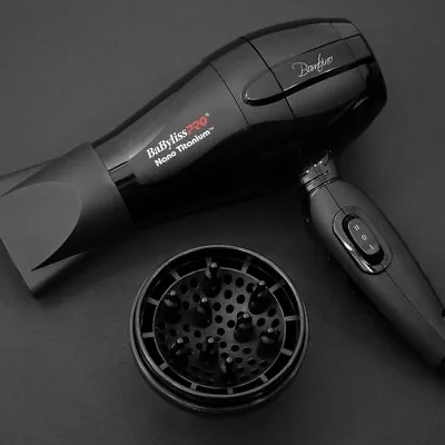 BaBylissPRO Bambino 5510 Travel Hair Dryer Black - Free Postage BabyLiss PRO • $56