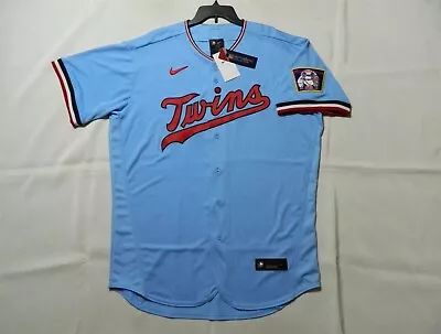 Authentic Minnesota Twins FLEX BASE Alternate Light Blue Jersey 40 Reg.$330 • $125