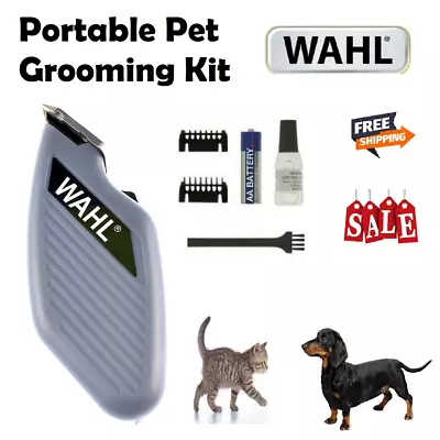 WAHL Pet Groomer Kit Cat Dog Animal Trimmer Clipper Compact Face Paws Trimming • $44.50