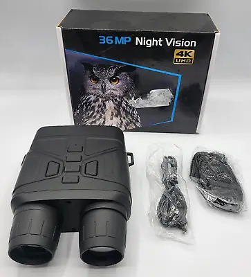 36 MP 4K Night Vision Goggles UHD Hunting Large Screen Binoculars • $39.95