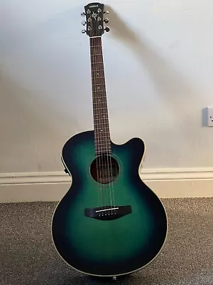 Yamaha Compass CPX-5S TMB Electric Acoustic Guitar In Green • £289