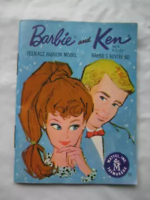 Vintage Barbie & Ken Fashion Dolls Catalog Mattel Clothing/Accessories • $2.99