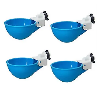 50 Chicken Watering Cups Poultry Drinker Waterer Duck Turkeys Quail Pigeon • $55.75