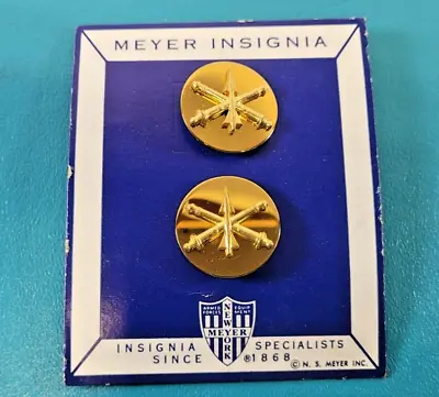 Mint Vintage U.S. Army Air Defense Artillery Medal Collar Disc Pins NS Meyer 22M • $12.99