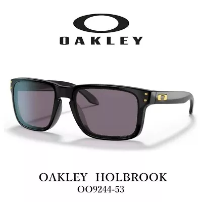 Oakley Sunglasses Holbrook (Asian) Polished Black Prizm Grey OO9244-53 • $83.74