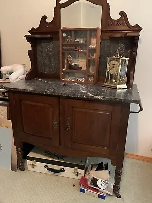 Antique Marble Top Wash Stand • $475