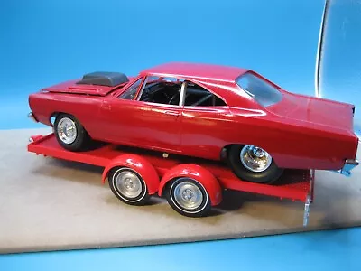 Built Model Car Pro Street '68 Roadrunner And Trailer • $29.99