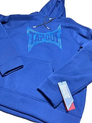 Tapout Hoodie Size L Blue NWT MSRP $78 MMA UFC Mixed Martial Arts Kick Boxing • $34.99