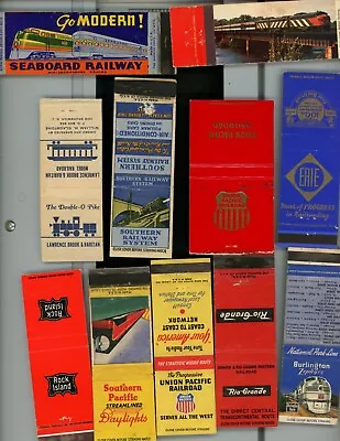 Vintage Lot Of 23 Matchbook Covers ~ Various Railroad Companies LOT1 Super • $5.99