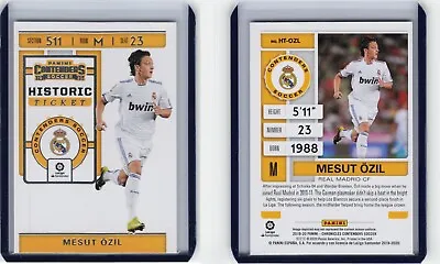 19/20 2019/20 Panini Chronicles Soccer Contenders #OZL Mesut Ozil Real Madrid CF • $12.95