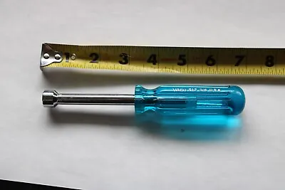 Vtg Vaco S/B S12 3/8in Screwdriver Nut Driver - Blue Handled • $11.95