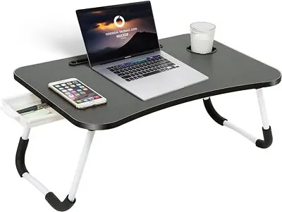 Portable Table Folding Laptop Computer Bed Tray Breakfast Reading Lap Desk Stand • £10.20