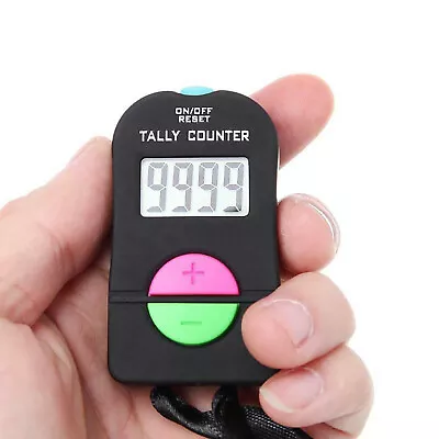 Digital Hand Tally Counter Electronic Manual Clicker Golf Gym Hand Held Counter • $3.84