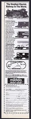 1982 Marklin Mini-Club 1:220 Scale Train Set Photo Vintage Print Ad • $29.97