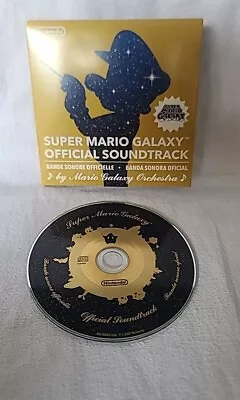 Super Mario Galaxy Official Soundtrack Orchestra Wii Nintendo W Slipcover Tested • $14.99