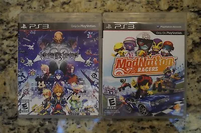 Sony PS3 Lot(2) Kingdom Hearts HD 2.5 Remix Mod Nation Racers * FREE SHIP • $12.95