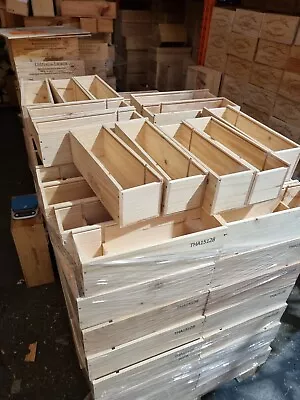 £29.95 • Buy Single Size French Wooden Wine Box - Pack Of 6