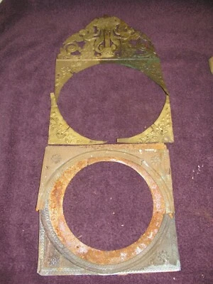 $25 • Buy Original Antique Morbier Dial & Pressed Bezel Or Surround With Dial    #17