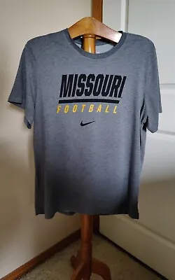 Missouri Tigers Men's Nike Dri-Fit Short Sleeve T-shirt Heather Gray Size XL • $17.99