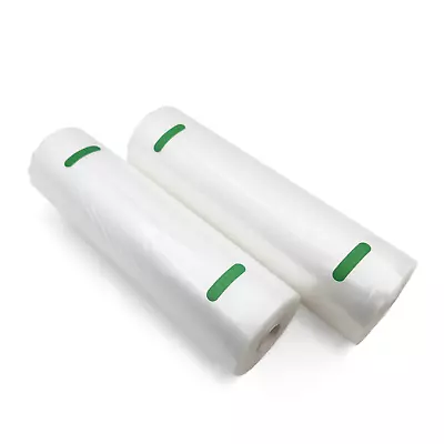 2 Rolls - 11 X50' Roll Vacuum Sealer Premium Bags Food Saver Embossed Bags 4 Mil • $19.99