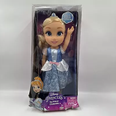 Disney Princess My Friend Cinderella Doll 14  W/ Dress Shoes Tiara • $19.99