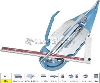 £430.87 • Buy Tile Cutter Machine Push Handle Sigma 4cn Cutting Lenght 76 Cm Series 4 Nex