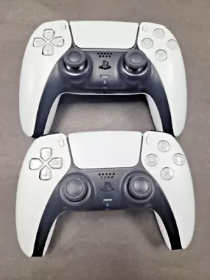 Lot Of 2 Sony PlayStation 5 DualSense Wireless Controller PS5 CFI-ZCT1W-Used • $36.20