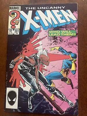 Uncanny X-men #201 Newsstand*KEY*1st App Of Cable As Baby Nathan Summers 1986 • $8