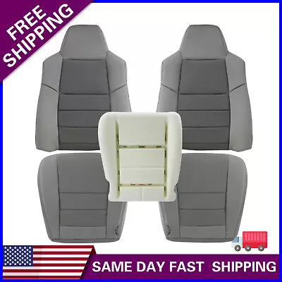 For 2003-2007 Ford F250 F350 Lariat XLT Front Cloth Seat Cover / Driver Foam • $50.59