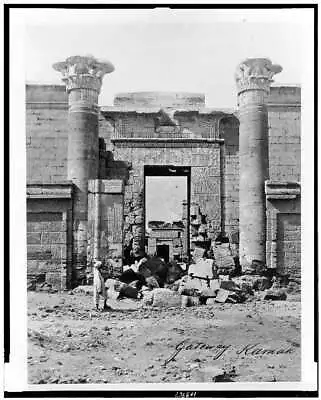 Photo:Gateway. KarnakArchaeological Sites--Egypt1850's • $9.99