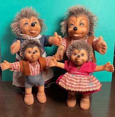 Vintage Steiff Hedgehog Family - Mecki Micki Macki And Mucki 1960s • $250