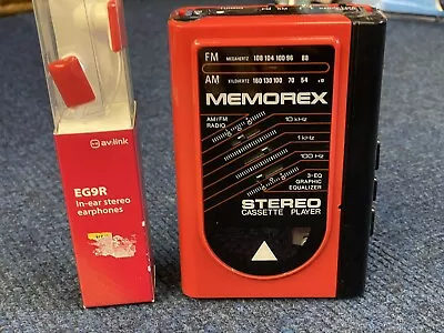 Memorex Portable Radio Cassette Player Walkman Stereo AM FM • £12.50