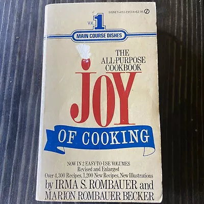 Joy Of Cooking By Irma S. Rombauer & Marion Rombauer Becker (1974/Paperback) • $7.50